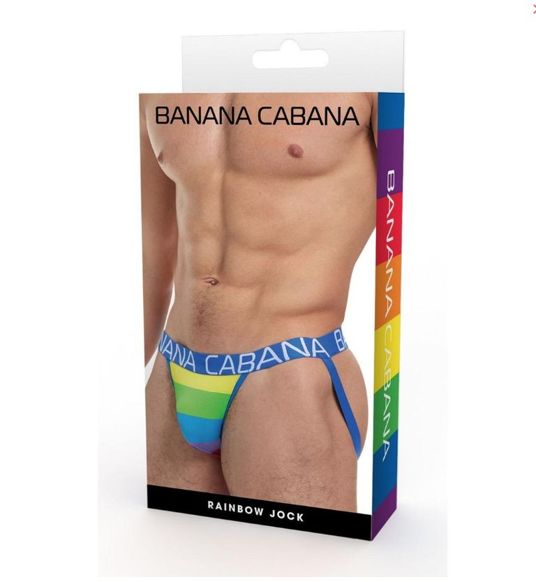 Banana Cabana - Rainbow, Size: S/M, type: Jock
