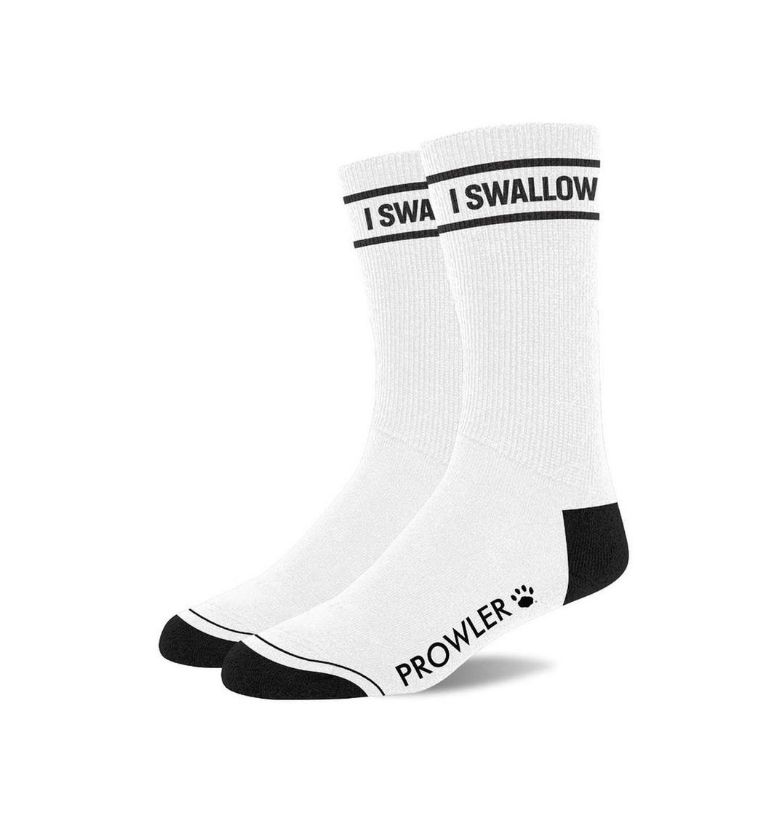 SWALLOW Socks - White/Black
