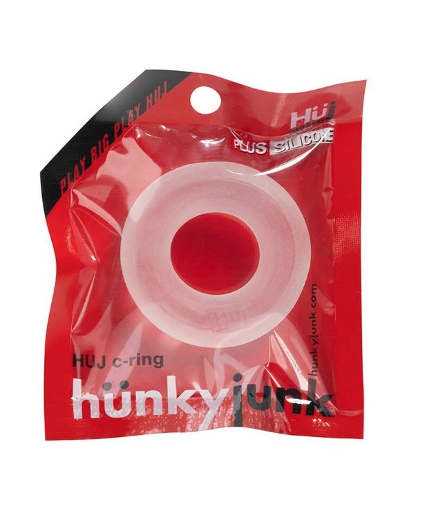 Hunkyjunk Silicone Cock Ring, Colour: Clear