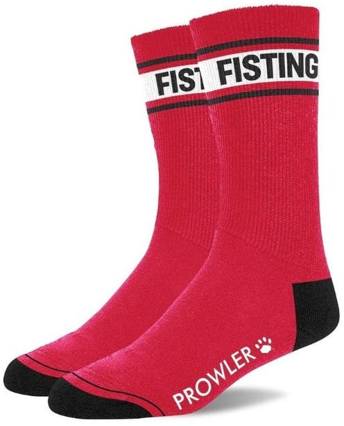 FISTING Socks - Red/Black