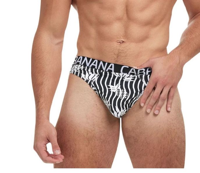 Banana Cabana -Black/White Pineapple, Size: S/M