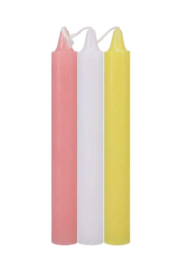 Drip Candles 3-Pack, color: Pastel