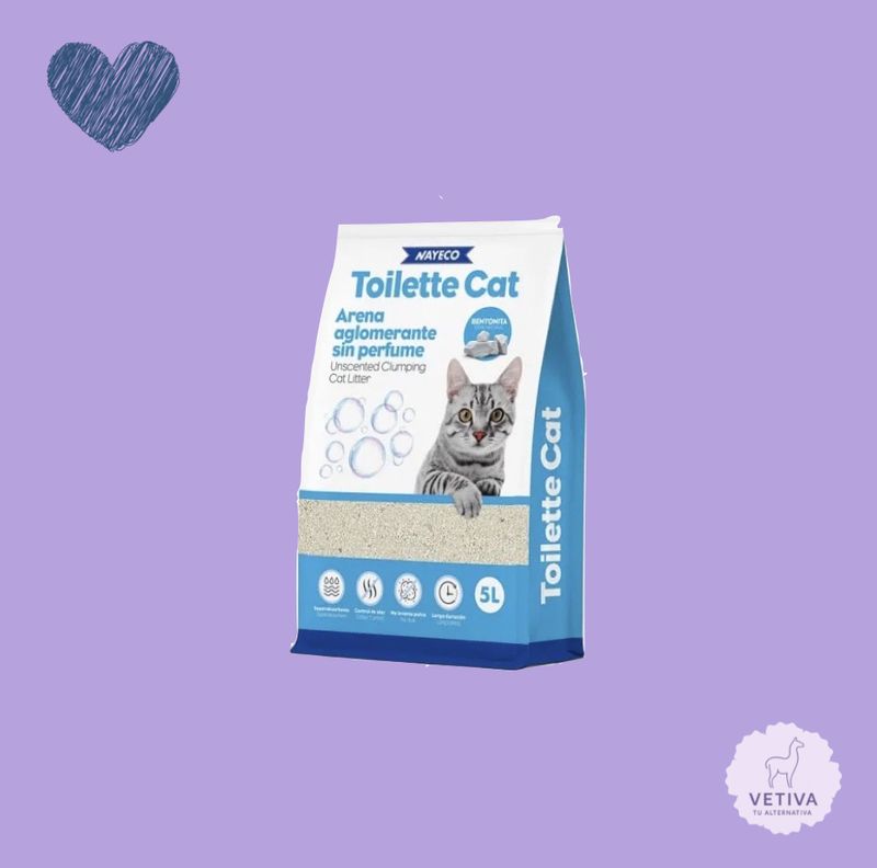 Arena aglomerante sin perfume para gatos (5 o 10L)