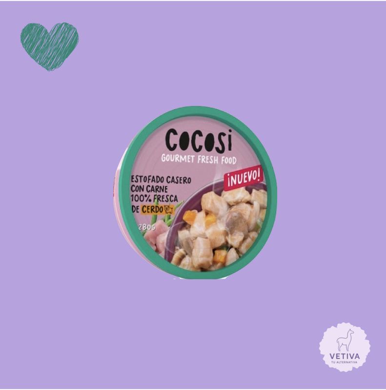 Cocosi Estofado casero de cerdo para perro (280gr)