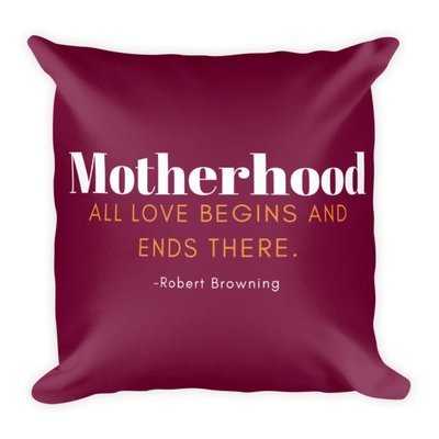 Mother's Day Square Pillow