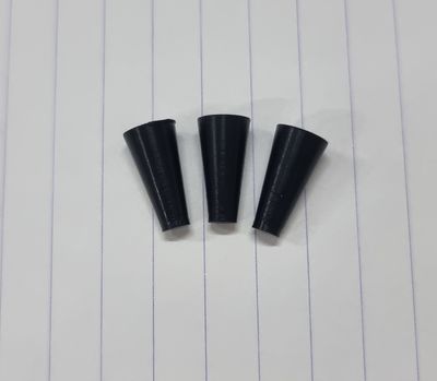 Black Silicone Plugs for the Ultem cartridge