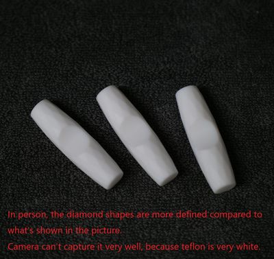 Machined Solid Teflon Pen Rest (Diamond)