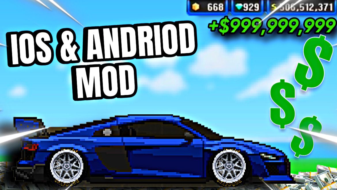 Pixel Car Racer | Unlimited Money &amp; Crates Mod APK (iOS &amp; Android)