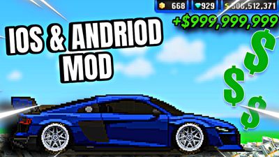 Pixel Car Racer | Unlimited Money &amp; Crates Mod APK (iOS &amp; Android)