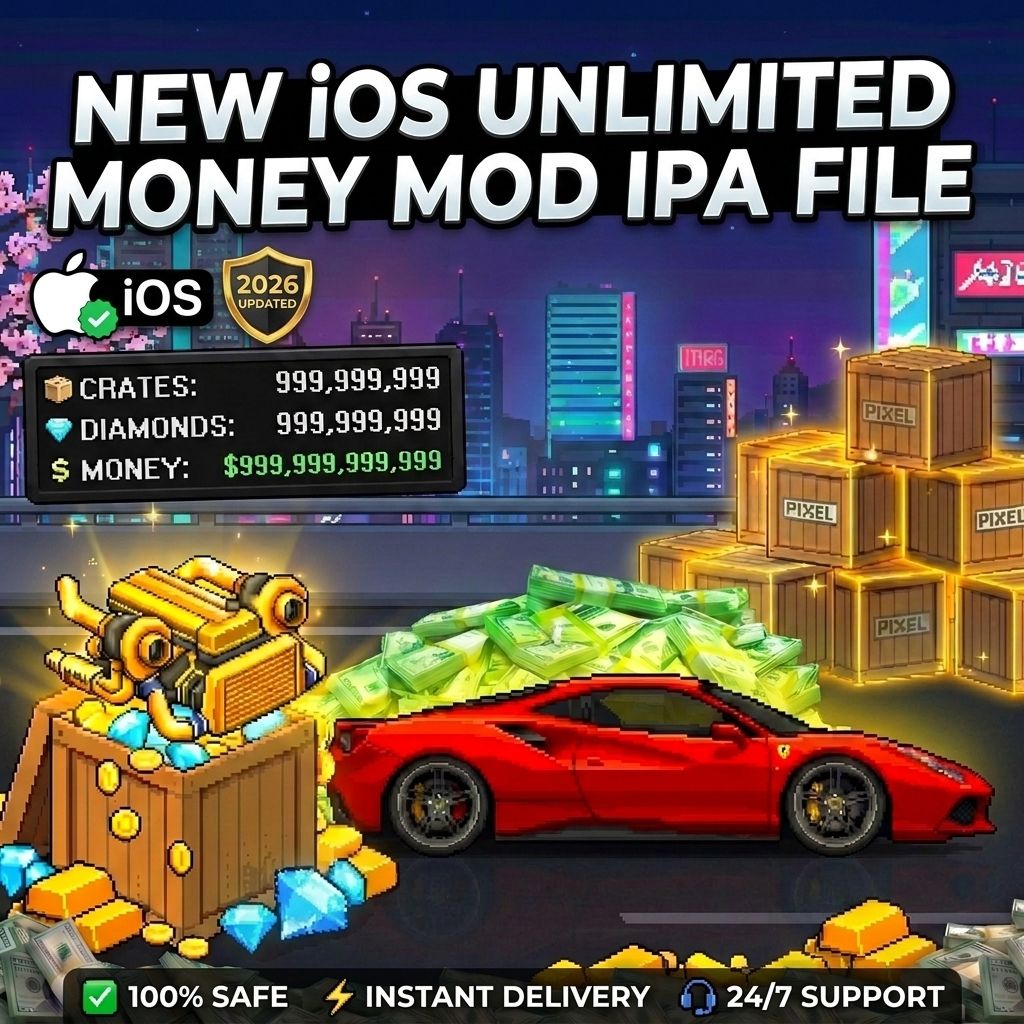 Pixel Car Racer | Unlimited Money &amp; Crates Mod IPA (IOS ONLY)