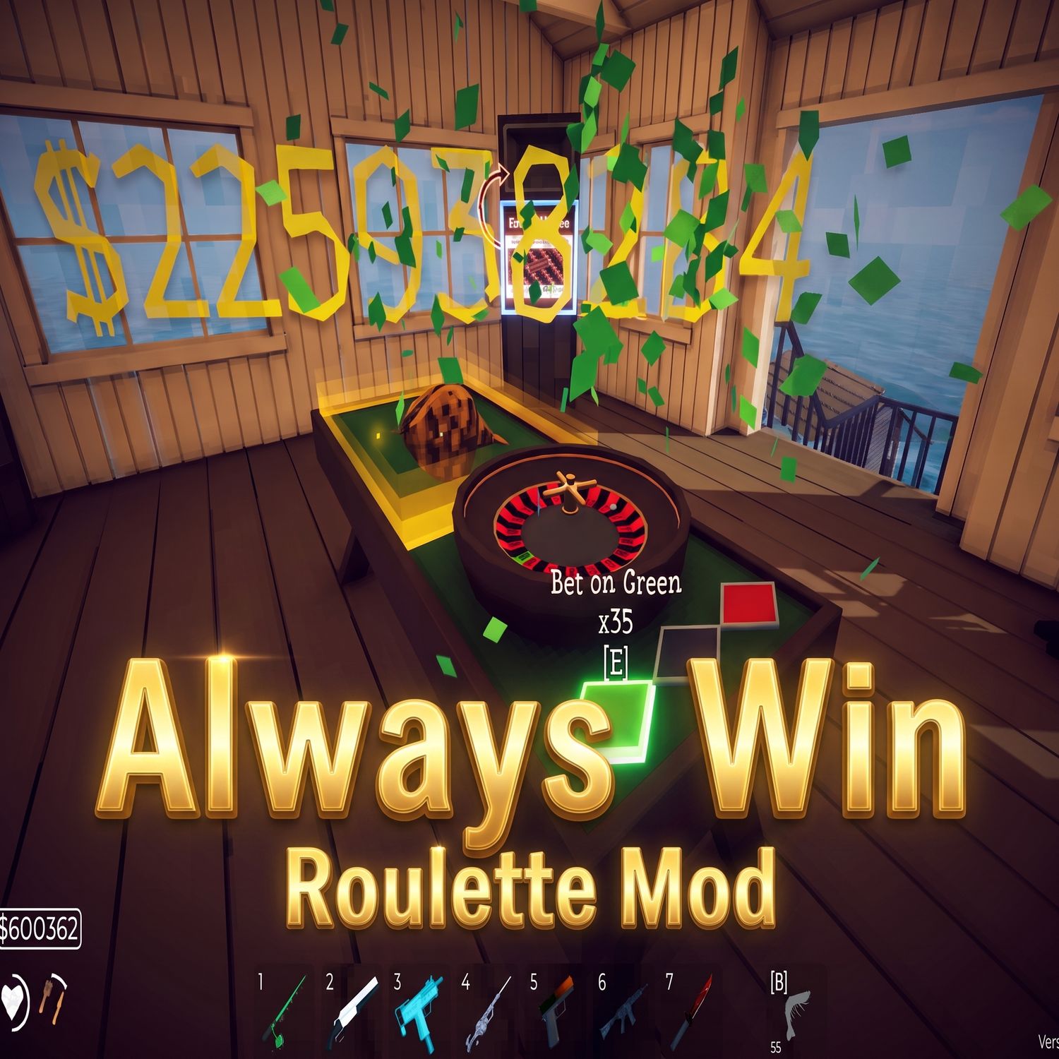 Always Win Roulette Mod for How to Fish