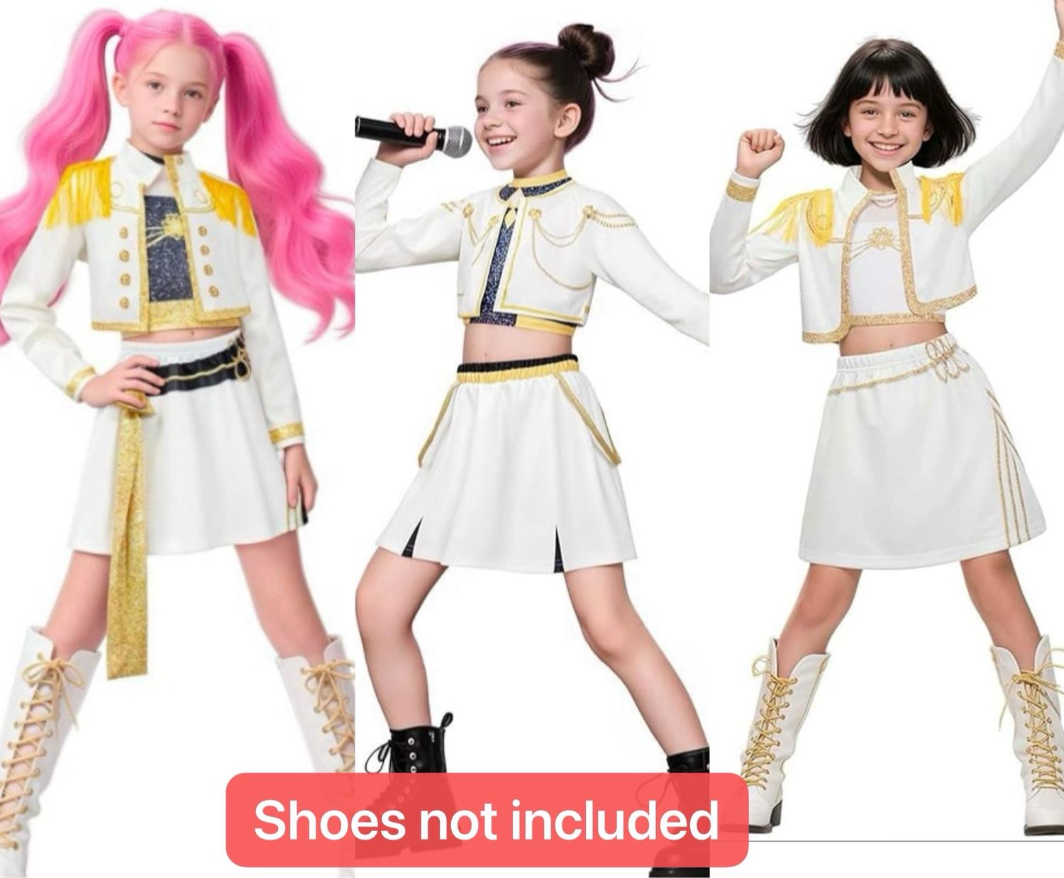 Kpop Demon Hunter Huntrix Cosplay Costume What It Sounds Like