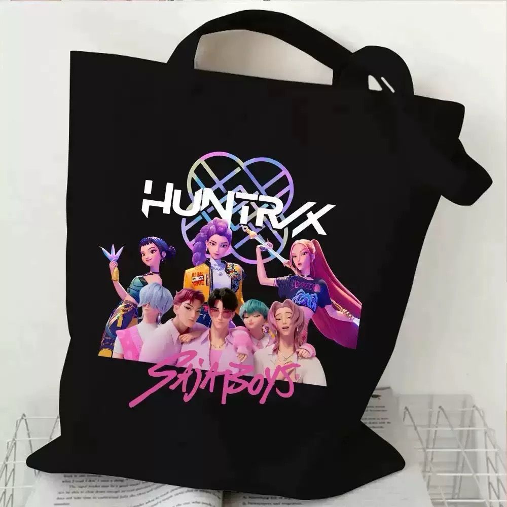 Kpop Demon Hunter Tote Canvas Bag