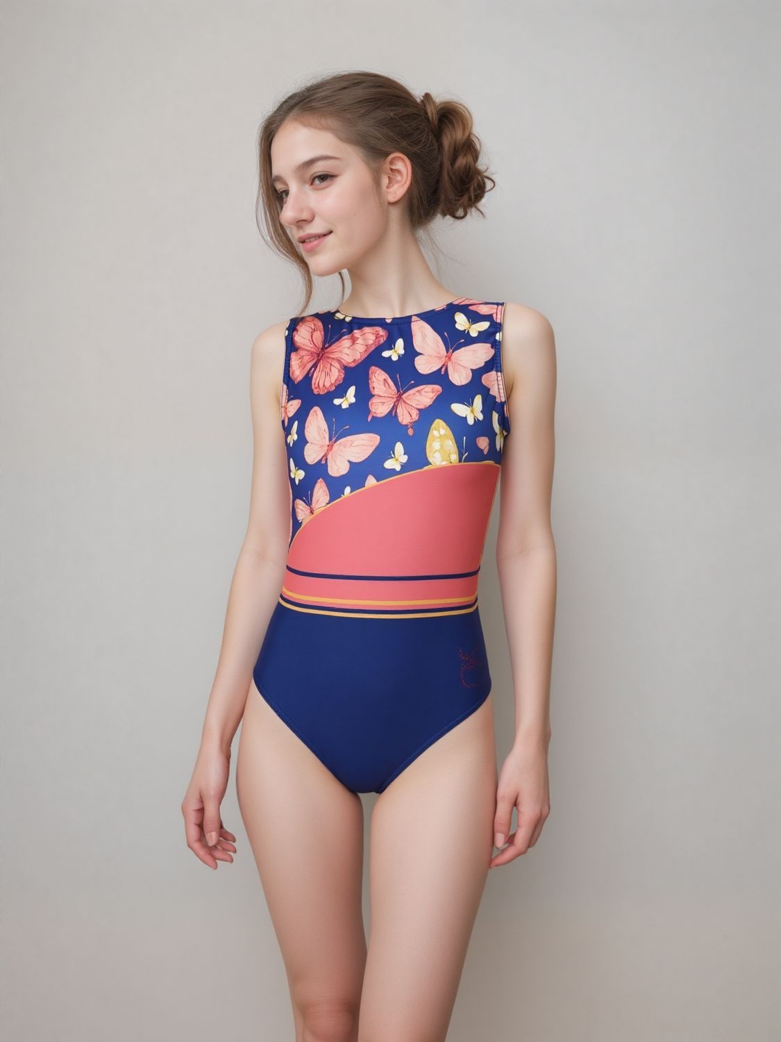 Midnight Butterfly Artistic Gymnastics Leotard