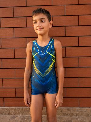 VELOCITY GRAPHITE — Men's Artistic Gymnastics Leotard &amp; Shorts