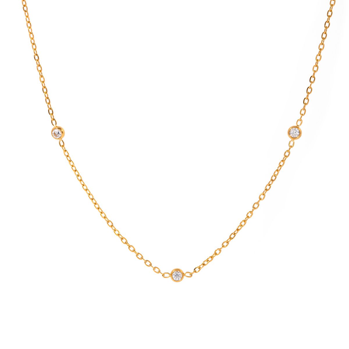 Layered Bead Y Necklace