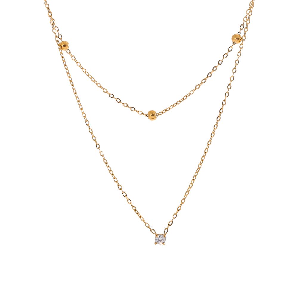 Layered V Necklace