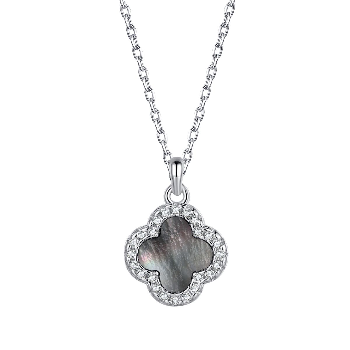 Rose Medallion Pendant (Silver)