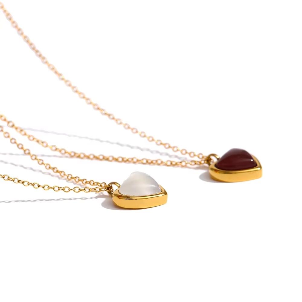 Twin Heart Layered Necklace