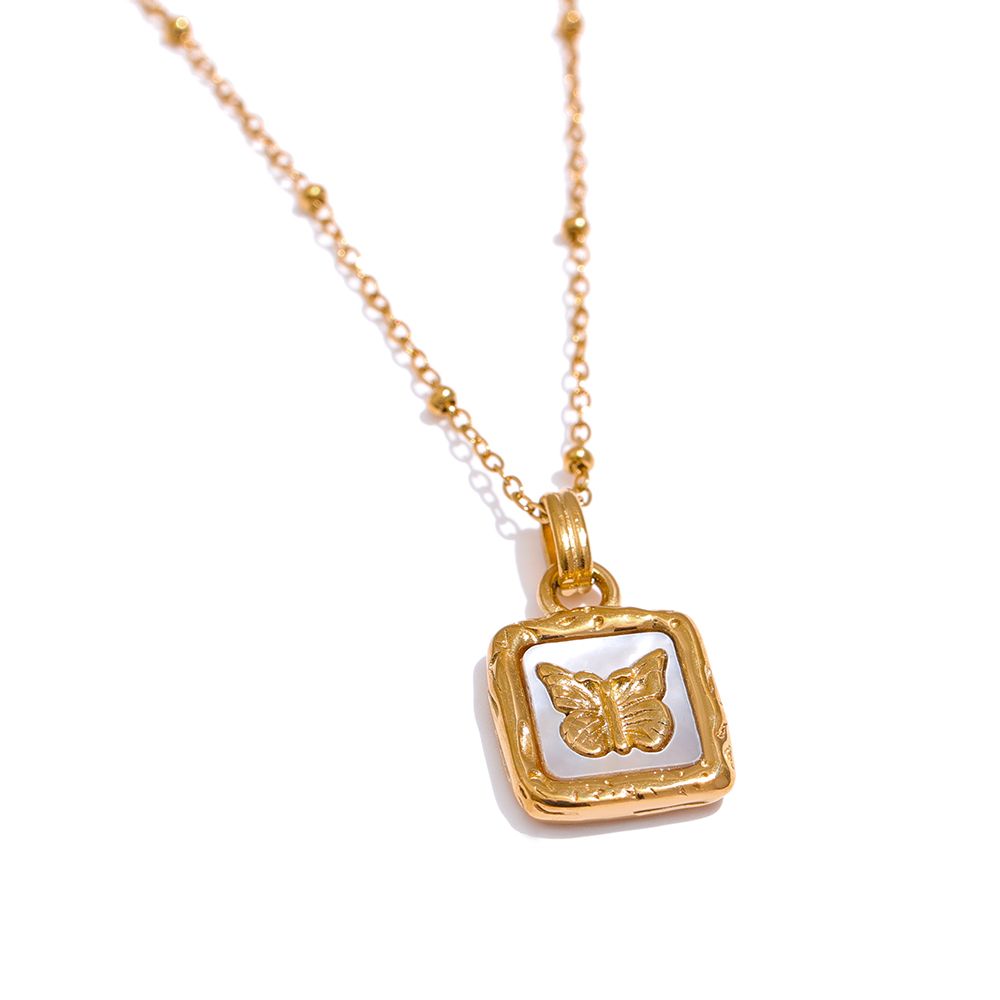 Square Crystal Pendant