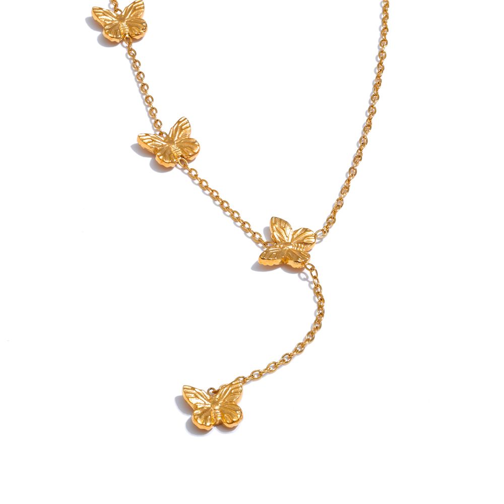 Floral Station Necklace