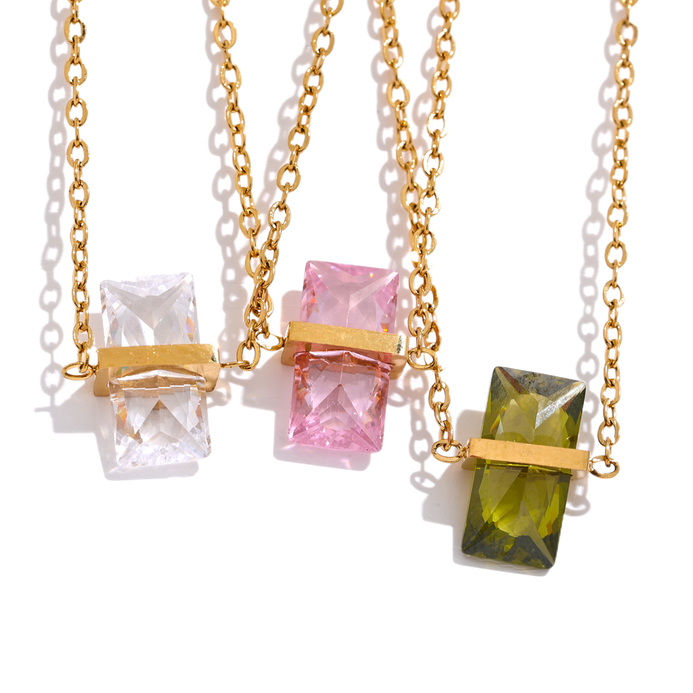Baguette Crystal Pendant