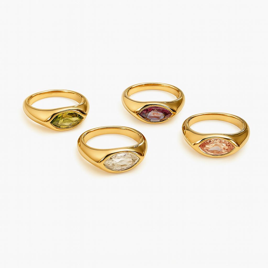 Multicolor Gem Ring