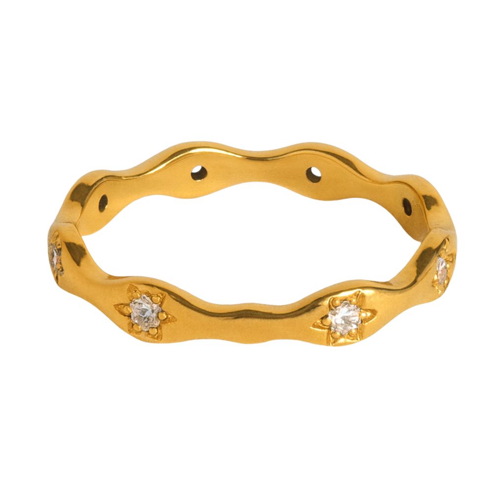 Wavy Gold Band