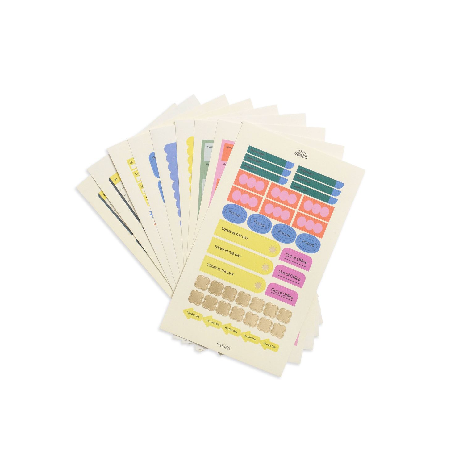 Productivity Stickers Set