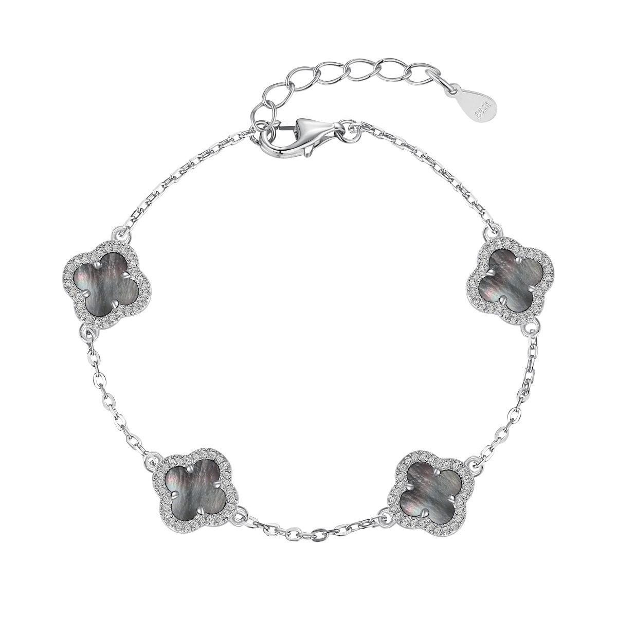 Square Silver Charm