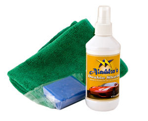 Aladdin's Double Shield 8oz &amp; Smoothing Clay Bar Kit plus Free Microfiber Towel
