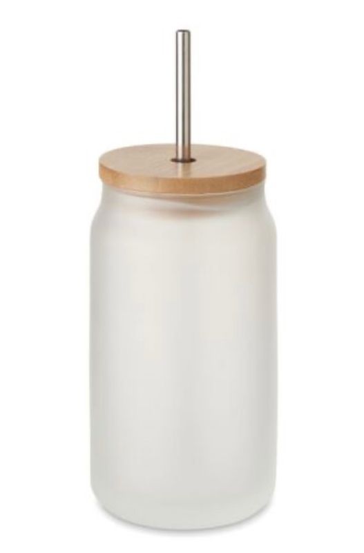 Frostet Glas 470 ml Personalisierbar durch Sublimation