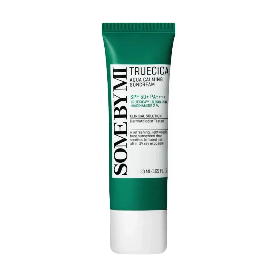 Sunscreen with centella complex Some By Mi Truecica Aqua Calming Sun Cream SPF 50+ PA ++++