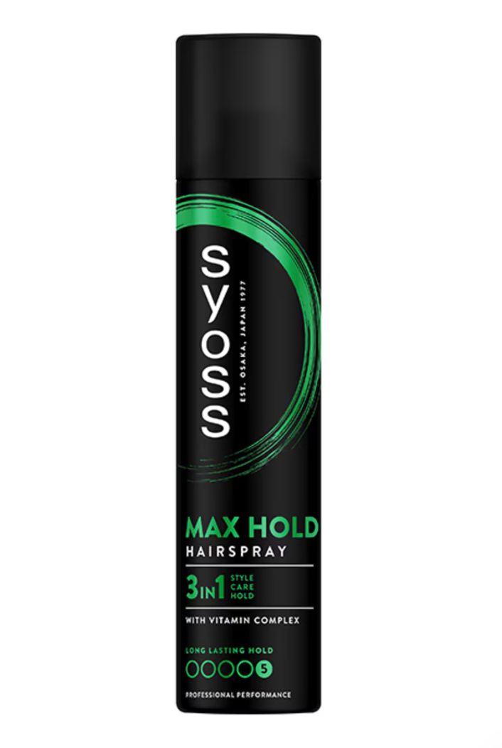 SYOSS Max Hold hairspray, 300ml