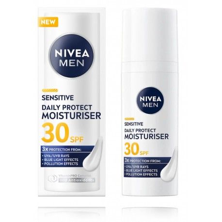 Nivea Men Sensitive Daily Protect Moisturiser SPF30