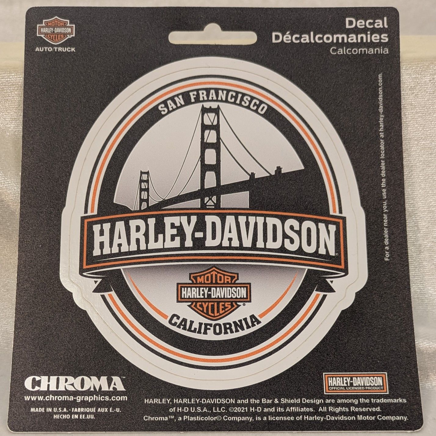 San Francisco Decal - while supplies last