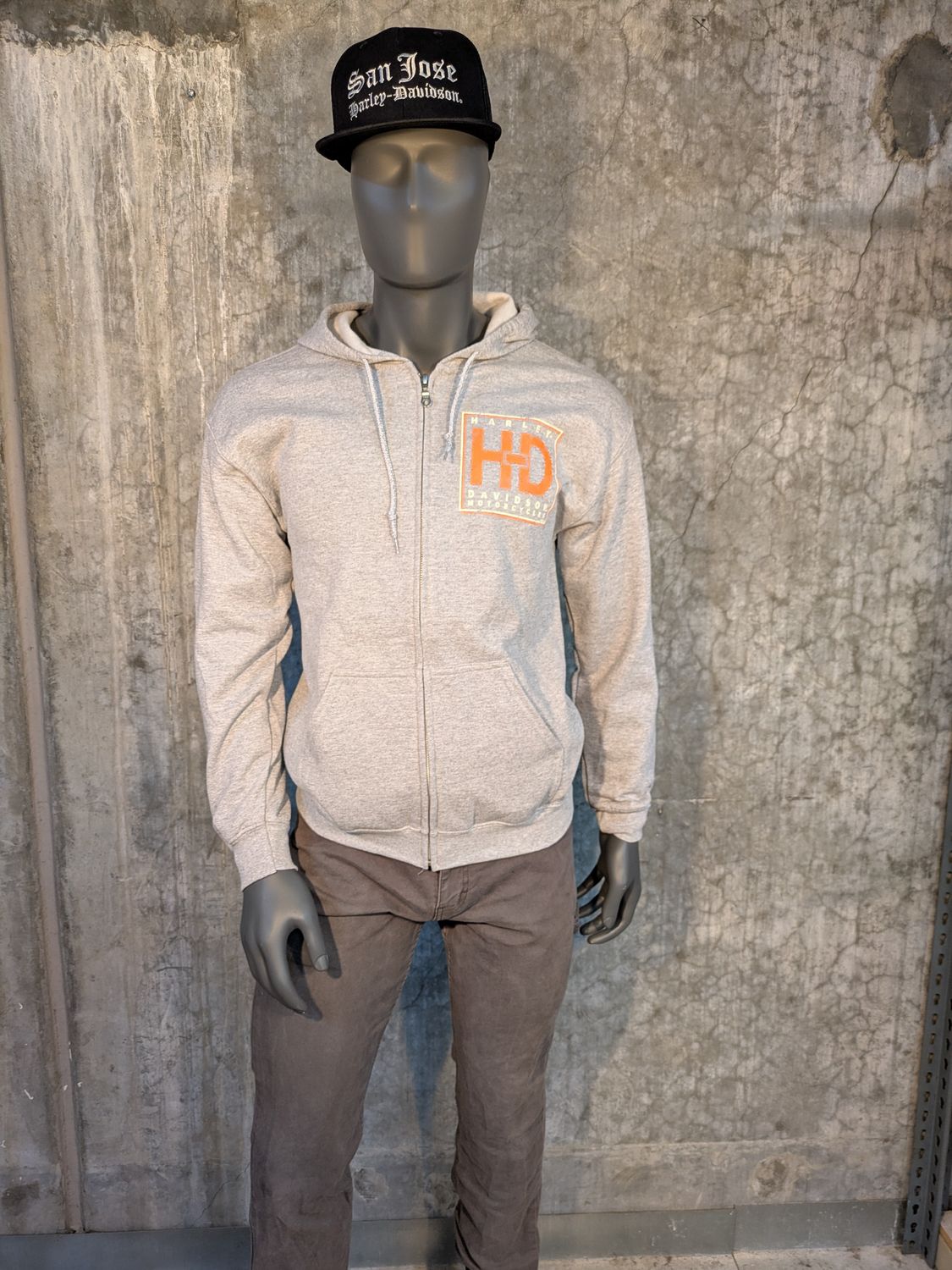 San Francisco H-D Zip-Up Hoodie, Medium