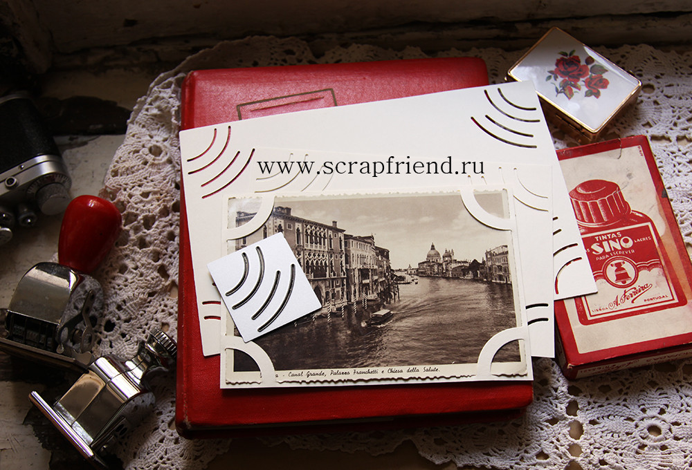 Нож для вырубки Прорези в старом фотоальбоме, Scrapfriend