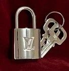 Louis Vuitton Silver Lock &amp; Key # 315