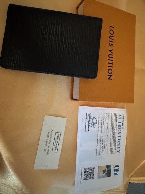 Louis Vuitton Black Epi Pocket Organizer