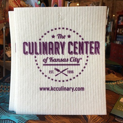 'The Culinary Center of Kansas City' Dishcloth - 'Wet It' Brand