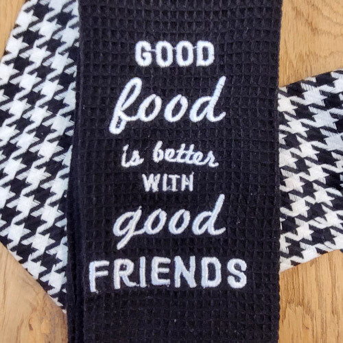 'Good Food is Better with Good Friends' Kitchen Boa®
