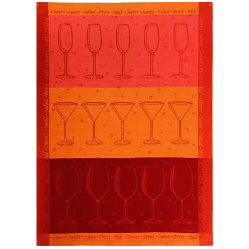 Cheers Linen Tea Towel by Mierco