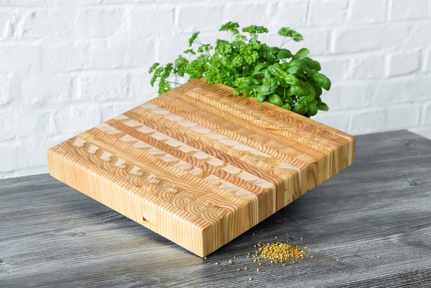 Larch Wood  Premium Cutting Board -Square