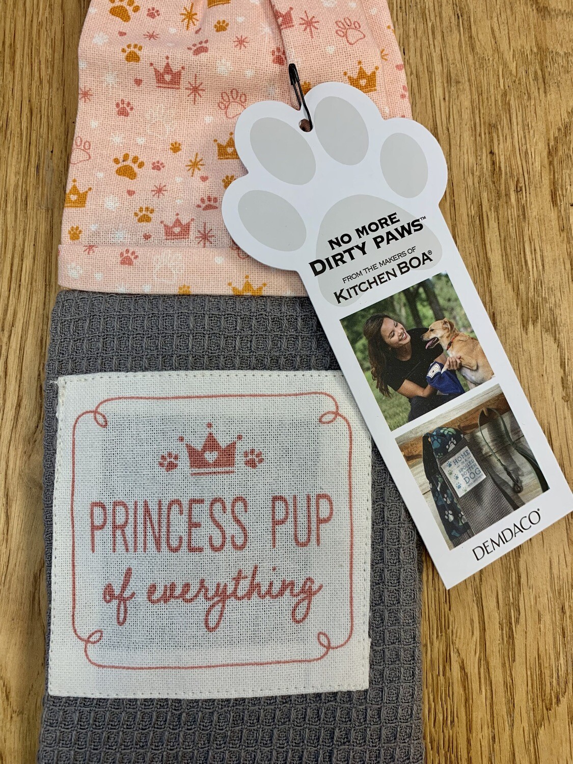 'Princess Pup' No More Dirty Paws Boa