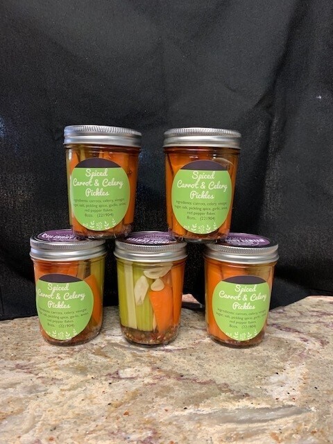 Spicy Carrot & Celery Pickles