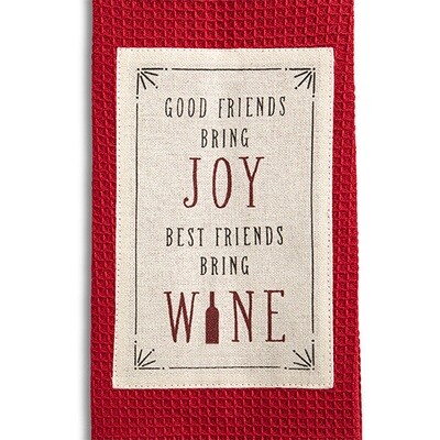 'Bring Joy Bring Wine' Kitchen Boa®