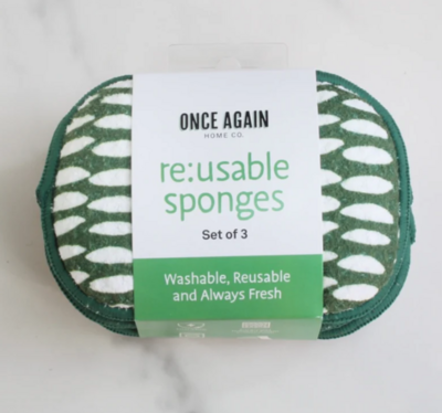 Re:Usable Sponges - Beans Green (Set of 3)