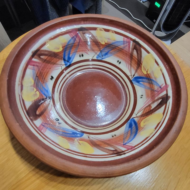 Fiński ceramiczny talerz ozdobny