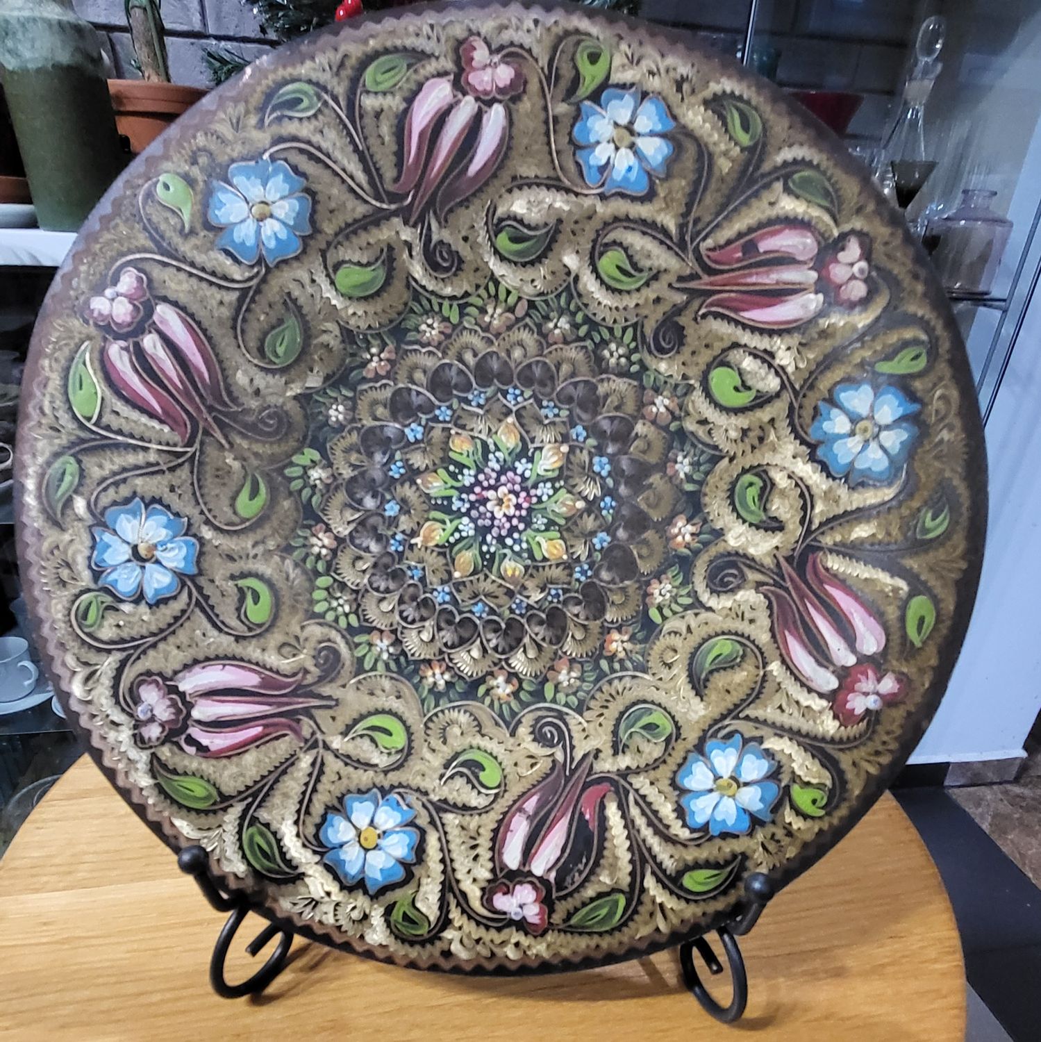 Turecki talerz dekoracyjny